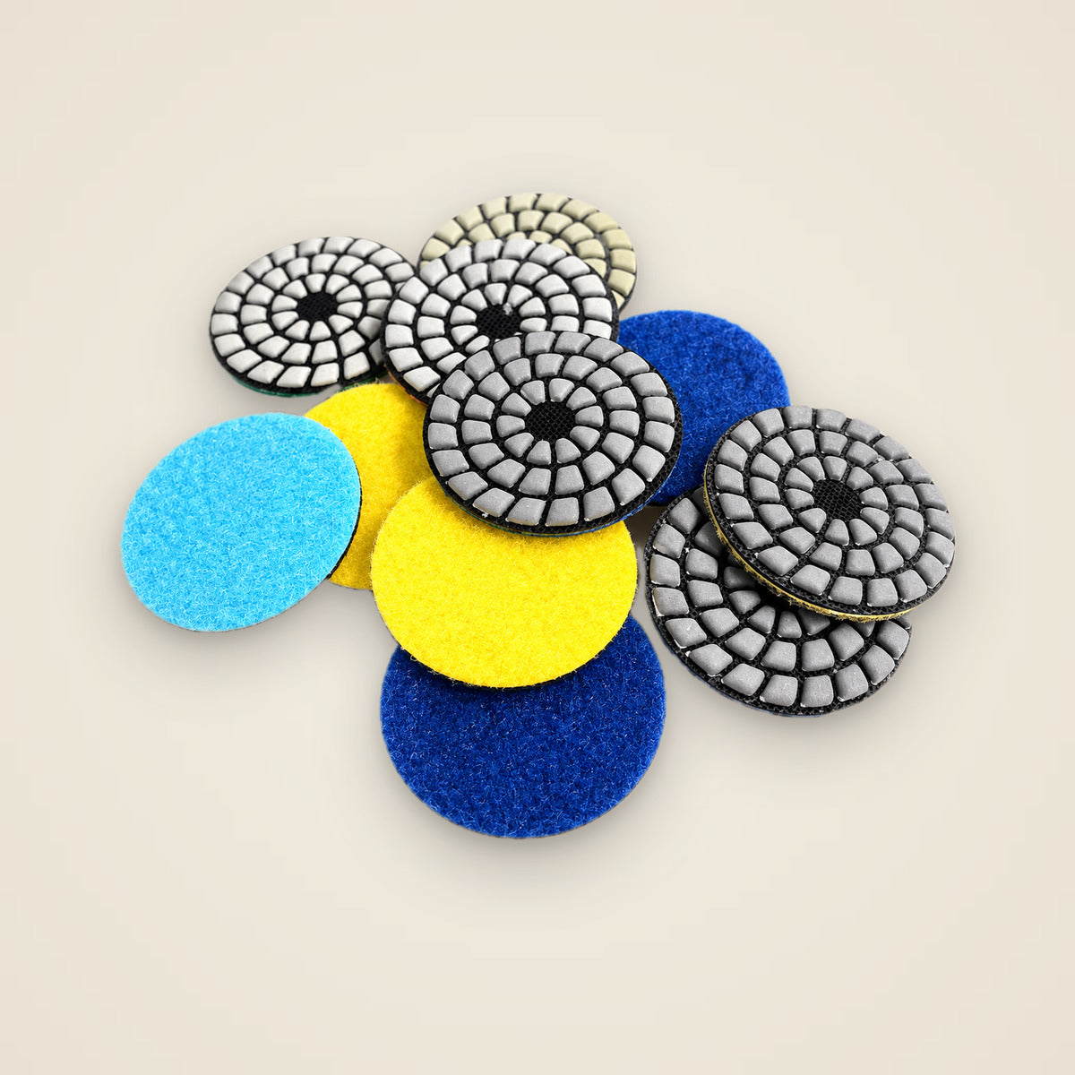 2 in Diamond Wet Polishing Pads, Hook & Loop — photo 2