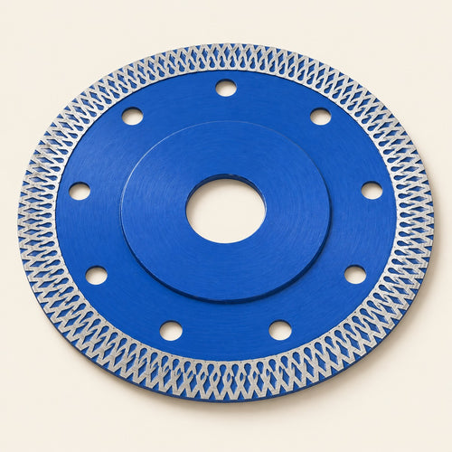 4-1/2 in X-Mesh Turbo Diamond Blade — side view