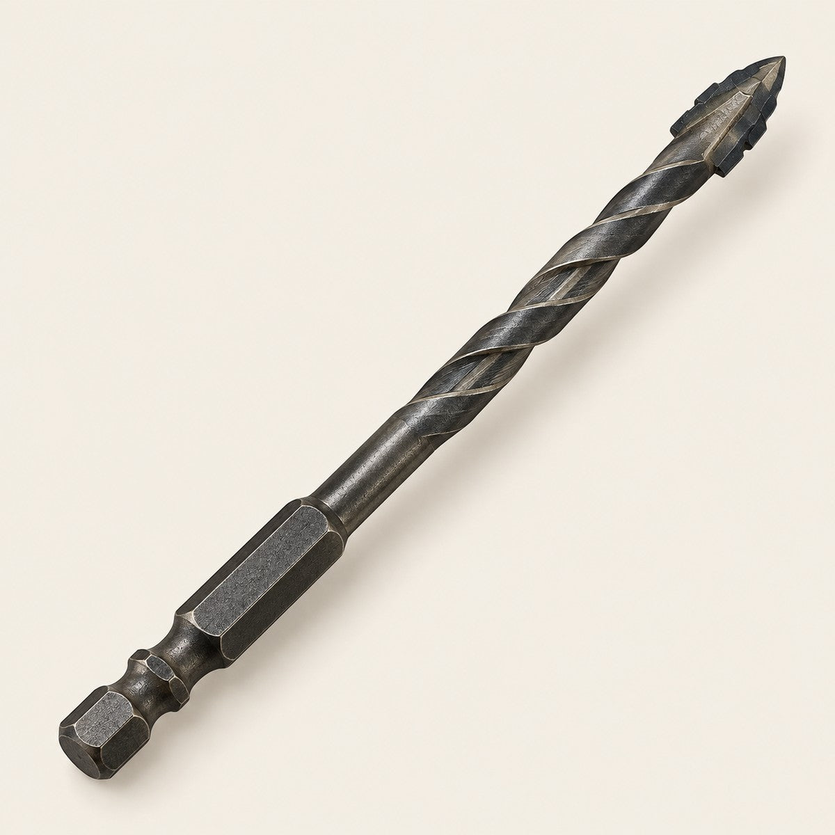 4-Flute Serrated Tile & Porcelain Drill Bit, 1/4 in Hex — KochevPro