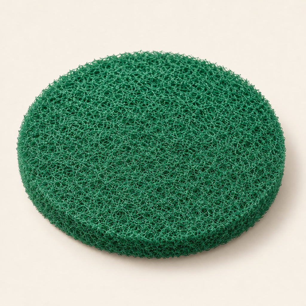 5 in Hook & Loop Scouring Pad Set — green pad