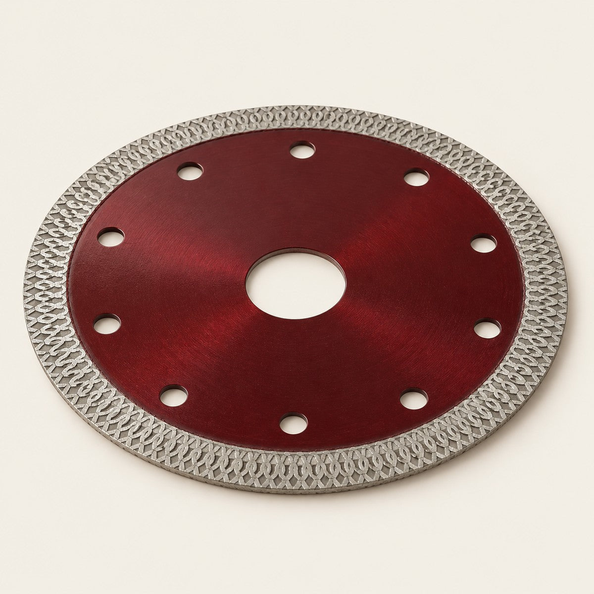 5 in X-Mesh Turbo Diamond Blade — flat hub, side view