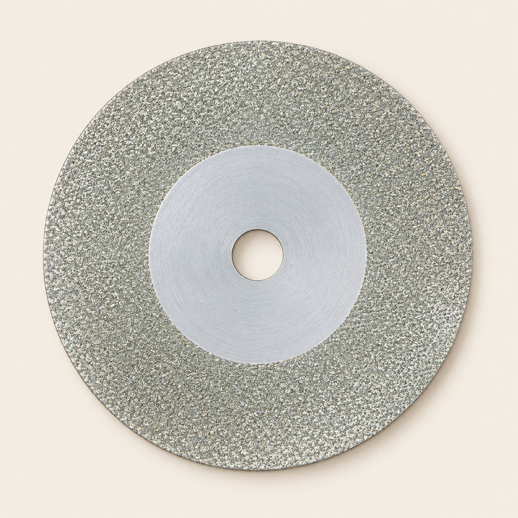 2 in (50 mm) Grout Cleaning Disc — silver, top view