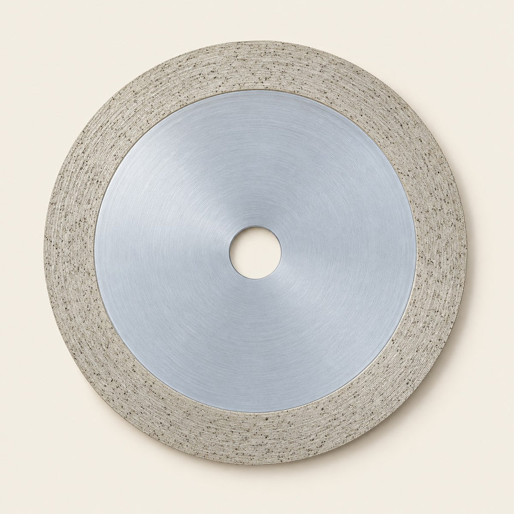 2.36 in (60 mm) sintered mini diamond blade — top view