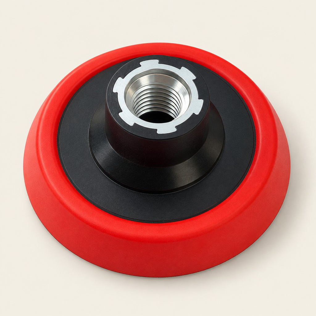 Hook & Loop Backing Pad — threaded hub
