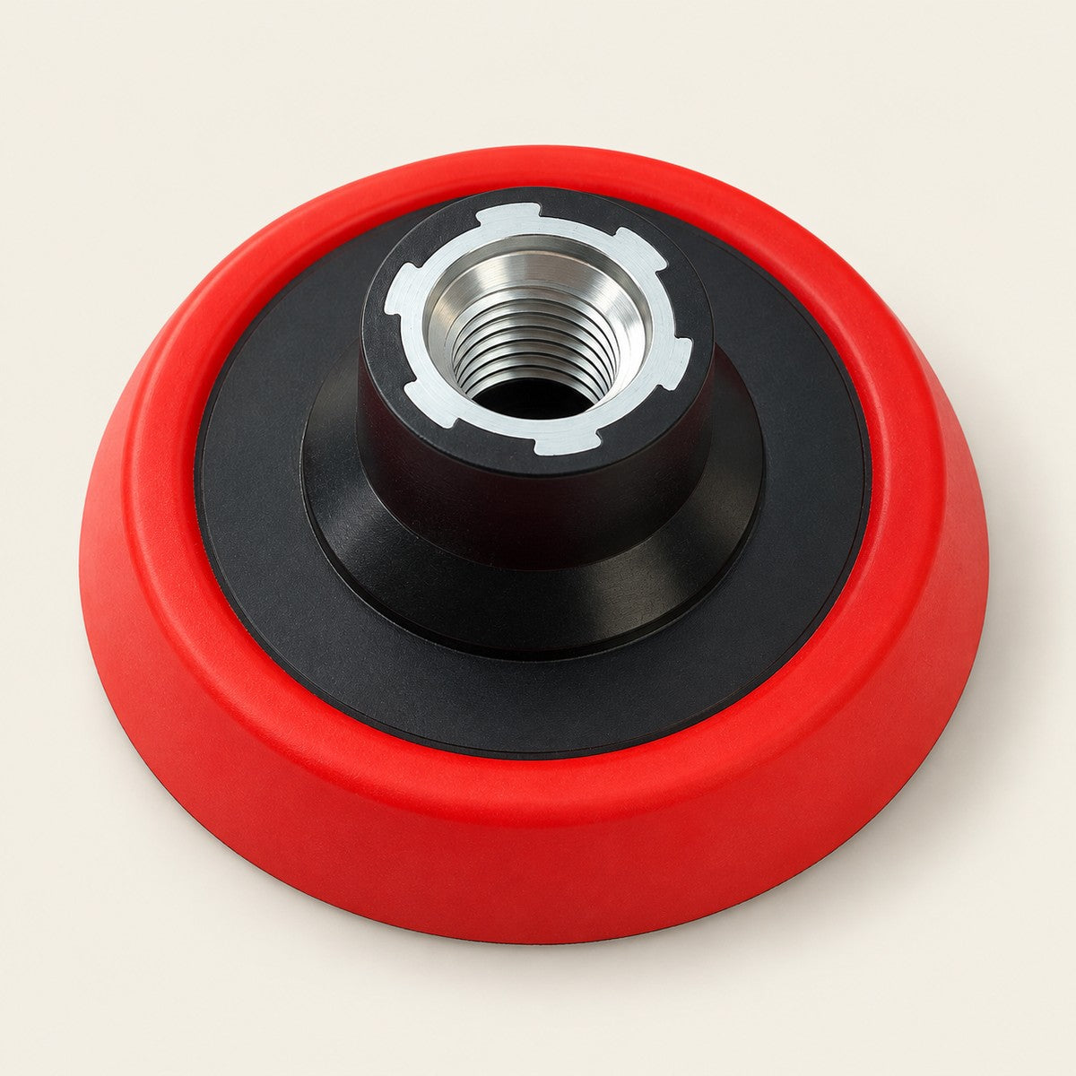 Hook & Loop Backing Pad — threaded hub