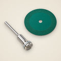 Long-Neck Arbor + 50 mm Grout Cleaning Disc Kit — green disc — KochevPro