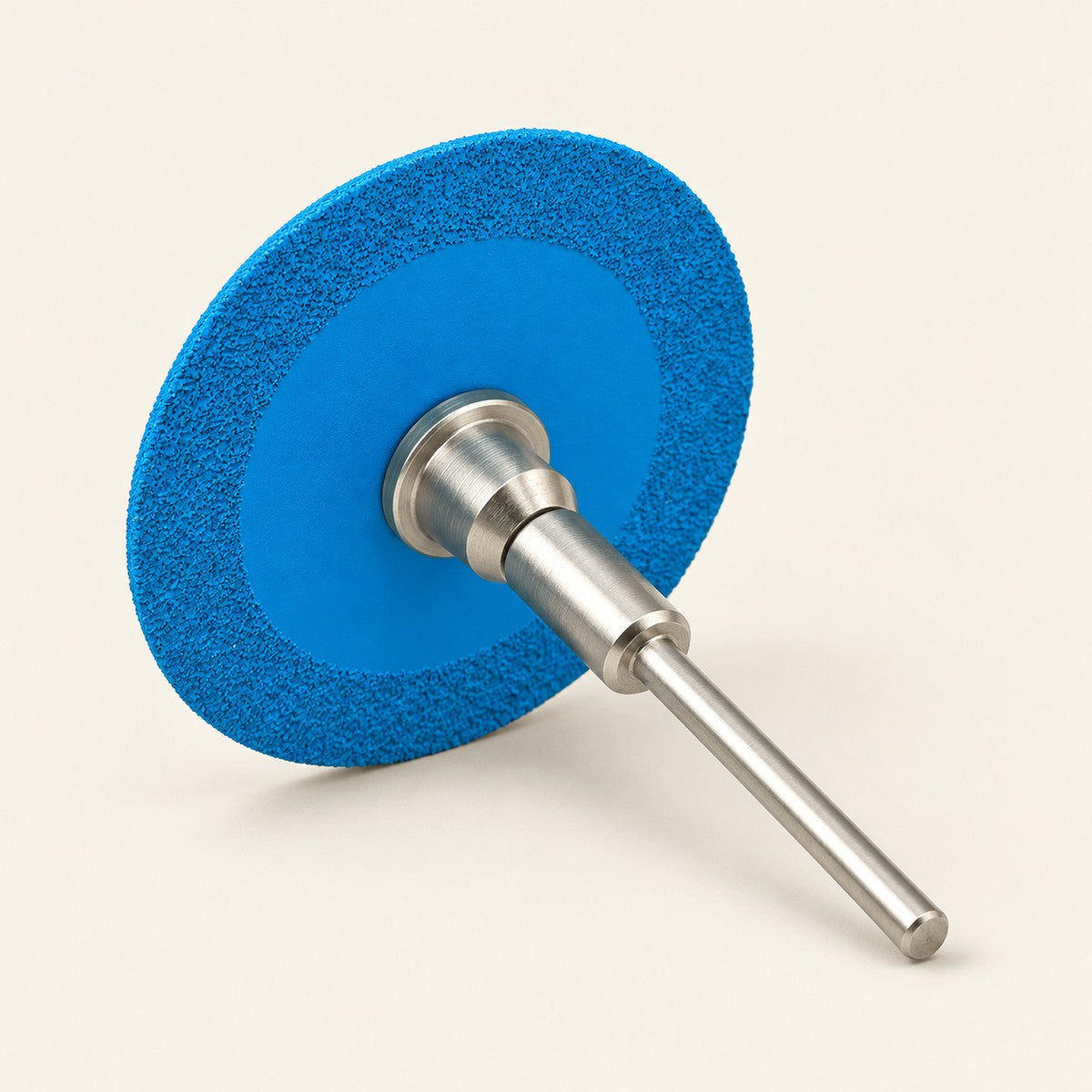 Long-Neck Arbor + 50 mm Grout Cleaning Disc Kit — blue disc, shank side
