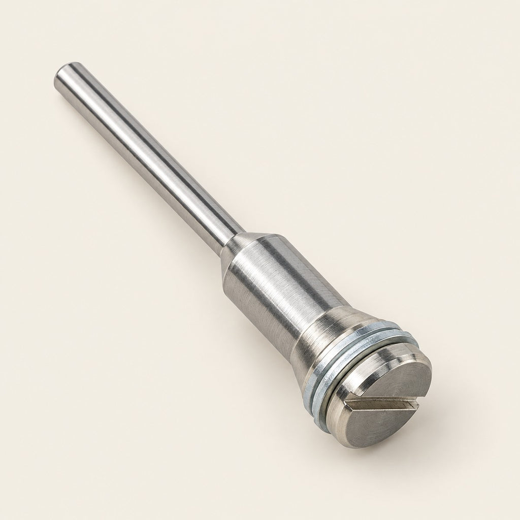 Long-Neck Arbor for Grout Saw Blades — assembled