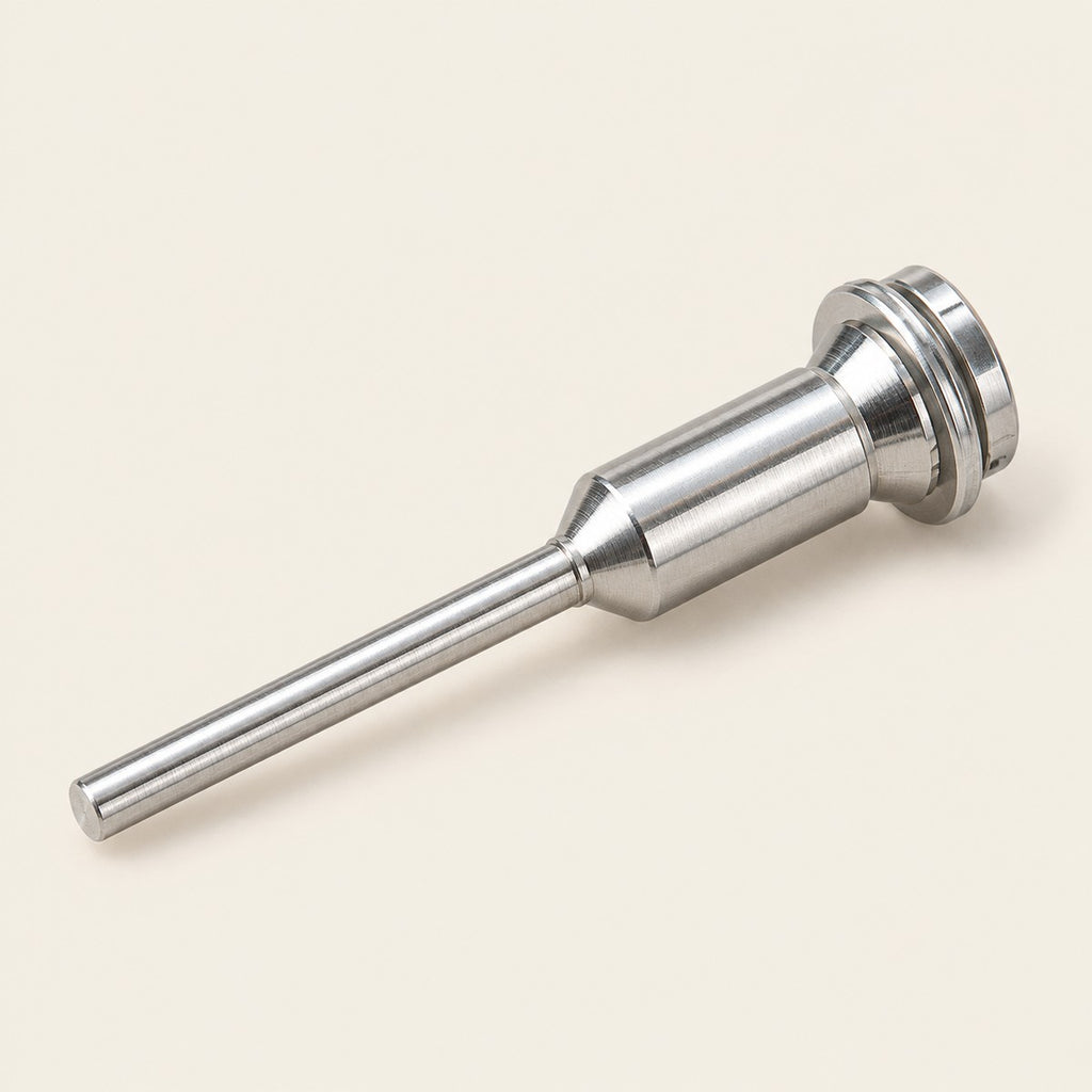Long-Neck Arbor for Grout Saw Blades — arbor body