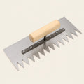 Notched Tile Trowel, Wood Handle — KochevPro