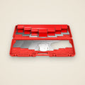 Skimming Blade Set, 15-Piece, Stainless Blades, Red Case — photo 2