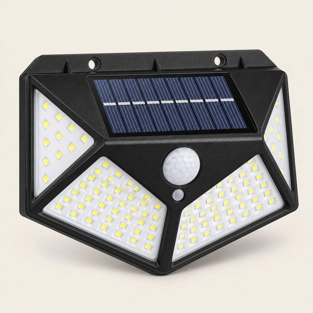 Solar Motion-Sensor Wall Light, 4-Side, 800 mAh, IP44 — photo 5
