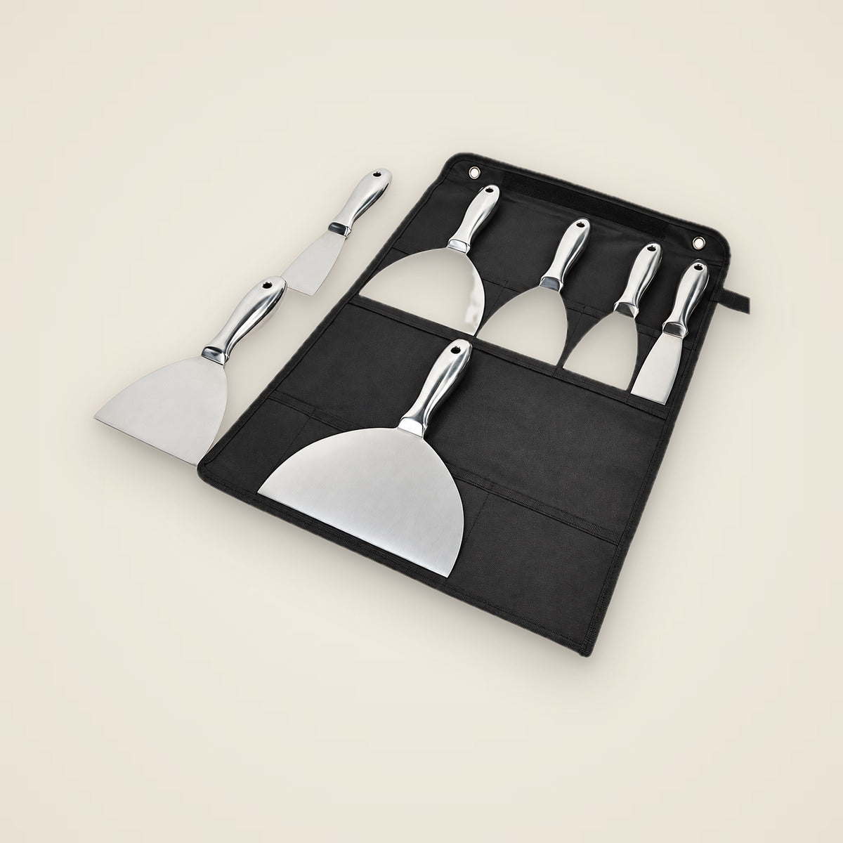 All-Stainless Putty Knife Set, 7-Piece (1-1/2–8 in) in Bag — photo 2